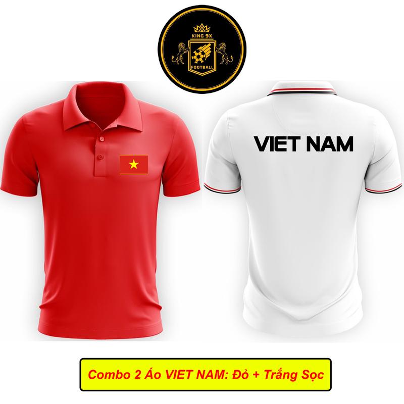 Áo Polo VIET NAM - King9xFootball Menswear