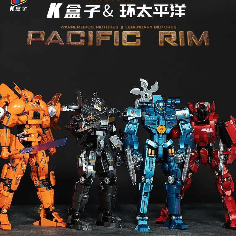 Pacific Rim Mainan Blok Bangunan, Serasi dengan Lego, Pacific Rim Saber Athena Dangerous ...