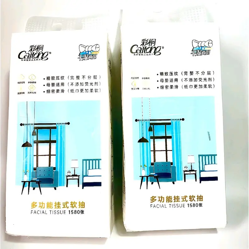8 Bịch giấy rút Caitong, 1 bịch 1580 tờ, giấy ăn cao cấp đã có mặt 25 năm trên thị trường 2