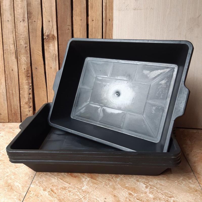 Combo 10 khay nhựa trồng rau mầm, chứa nước làm mát vườn lan