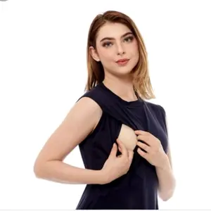 Kaos Manset Ibu Menyusui/Busui lekbong xl hitam pakaian nursing