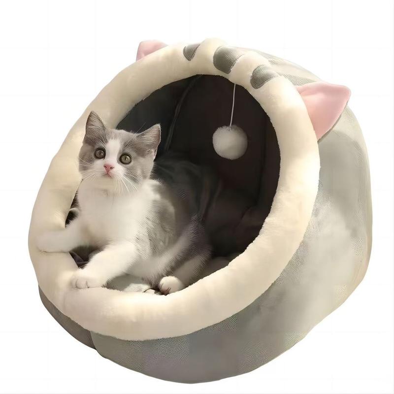 Product Introduction of Giường cho thú cưng, Thiết kế kín đáo cho 4 mùa, Thiết kế làm ấm mùa đông, Dễ dàng tháo rời và giặt, Thích hợp cho cả mèo và chó Con lều  cho  mèo puppies  house  khăn giường  tầng  mèo giường  tầng  cho  mèo cat  box  house puppy  house cat  tree dog  ho 5