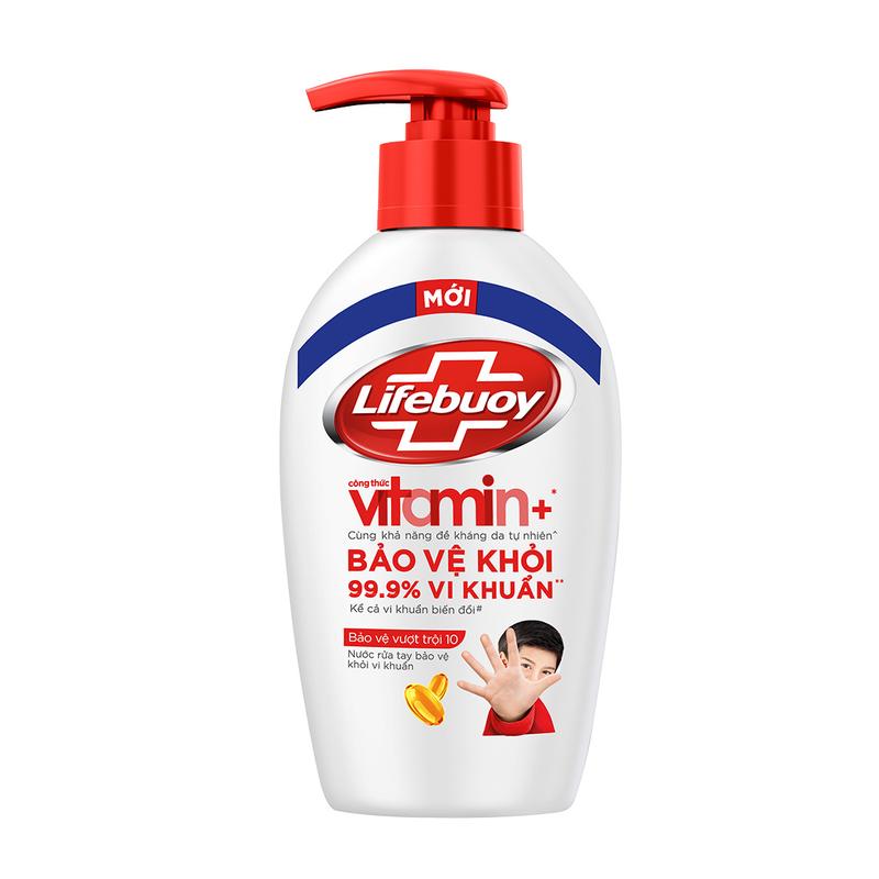 Nước Rửa Tay Lifebuoy Sữa Dưỡng Ẩm Chai 180g