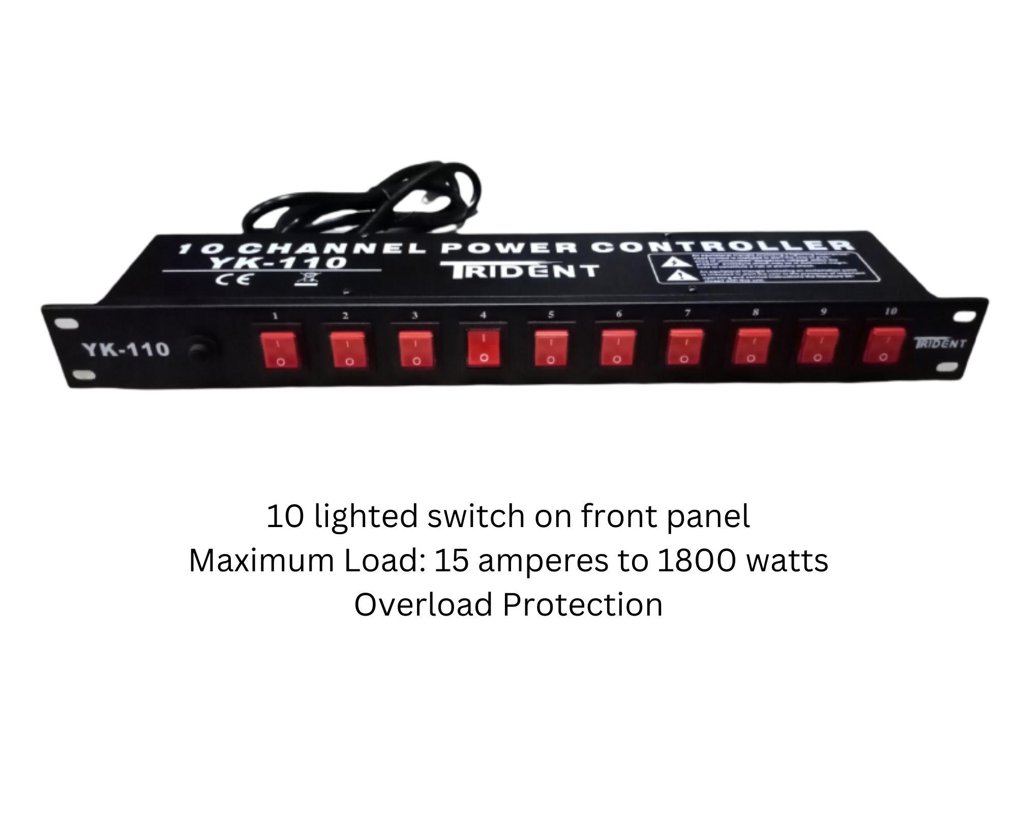 Trident YK110 power controller with 10 switches (tested before ship out ...