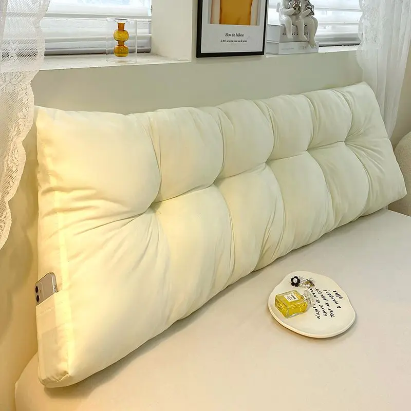 Đệm Đầu Giường Gói Mềm, Gối Giường, Gối Đệm Lưng Lớn Hình Tam Giác Ký Túc Xá, Thích Hợp Cho Bé Gái Ngủ Trên Ghế Sofa, Gối Hỗ Trợ Eo, Bán Chạy Trong 30 Ngày, 1270 Miếng