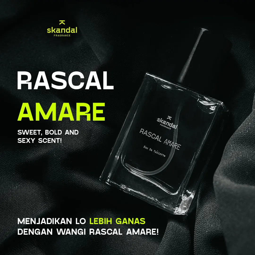 Skandal Parfum | Rascal Amare Parfume | 30ml | Parfum Pria Pemikat Wanita | Perfume Cowo