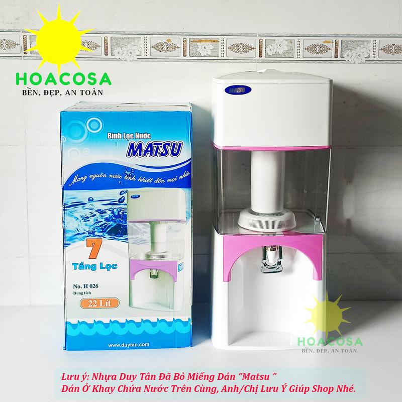 Bình Lọc Nước Matsu 22L Nhựa Duy Tân Đẹp, Chất Lượng, An Toàn Sức Khỏe, Đồ Gia Dụng Hoacosa.