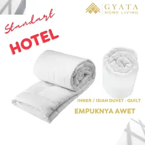 Inner Duvet Tebal 7 oz 200x230 220x230 - Quilt insert - Insert Selimut Hotel Bahan Katun Micro - Duvet Insert - Isian Sarung Selimut - Dalaman selimut