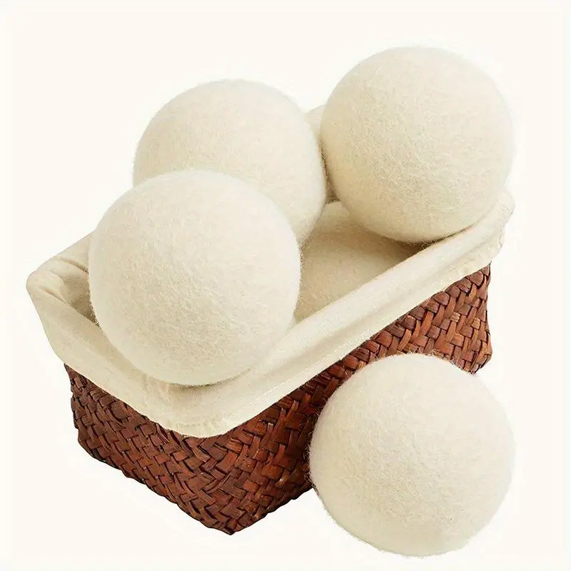 Wool Dryer Ball, 3 Counts Anti-winding Wool Dryer Ball, Laundry Ball for Reducing Wrinkles, Static Cling, and Fuzz, Laundry Tools & Accessories