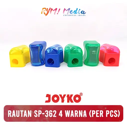JOYKO Rautan Roti Kecil SP 362 4 Warna / Serutan Sharpener SP-362