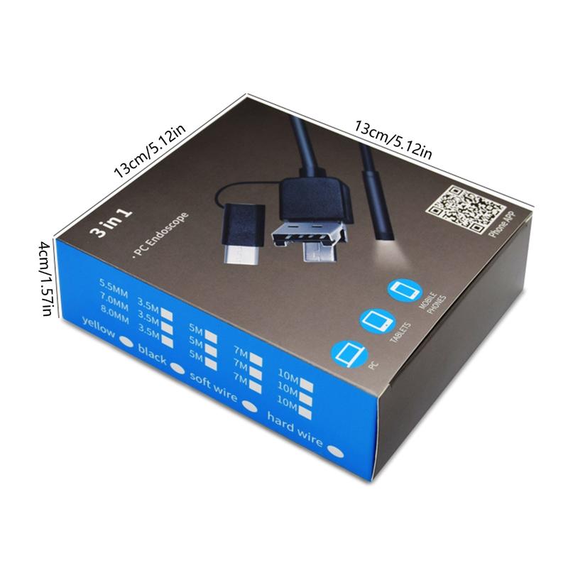 Product Introduction of Endoscope Camera Snake Sewer Industrial Pipings Borescope Car Inspection Camera 0