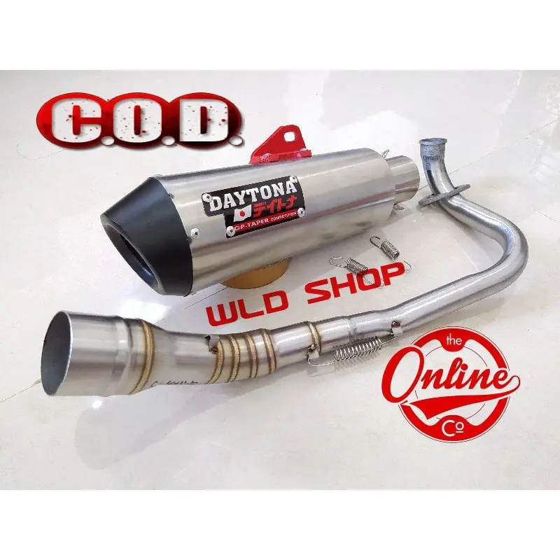 KNALPOT RACING SUARA BAS DAYTONA MATIC PCX AEROX NMAX VARIO BEAT MIO