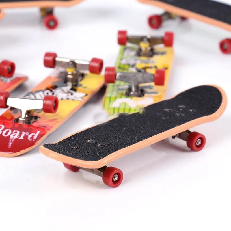 Fingerboard merk Skatepark Mainan papan Skateboard jari ukuran mini miniatur hobi koleksi Kado Fidget 6