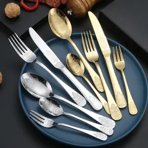 BAKINDO Sendok Garpu 6pcs Sendok Europa Style Bahan Super Premium Peran Peran PerAlatan Makan