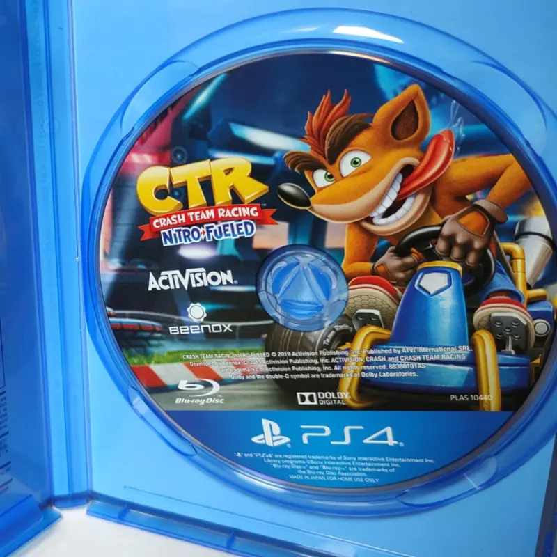 CTR kaset ps4 crash team racing nitro fueld PlayStation 4 cd bd game games ctr fueled 1
