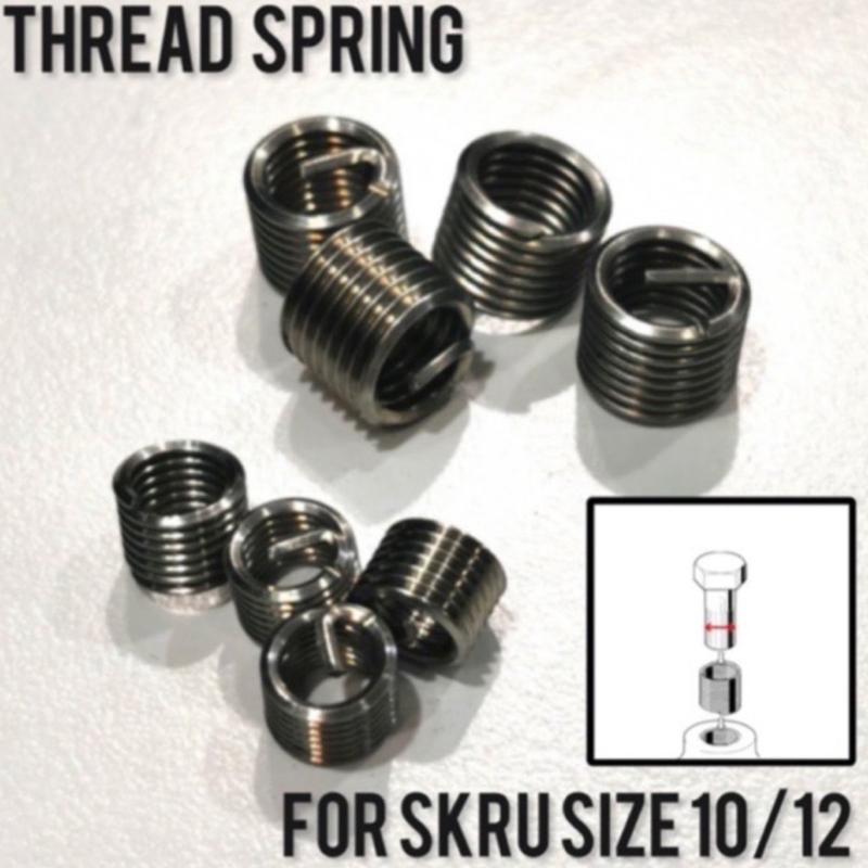 【1 pcs】SPRING BENANG SKRU/THREAD SPRING SIZE 10 & 12 for benang ...