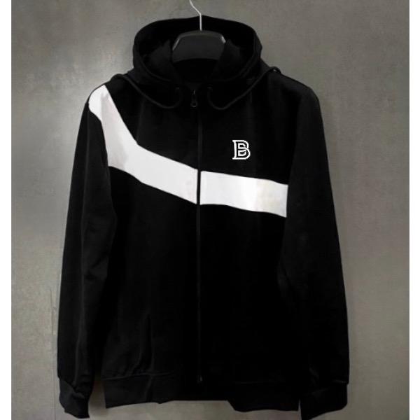 Áo Khoác Nam Nữ Thể Thao Màu Đen Có Mũ P U M Jacket Sport Áo Chống Nắng Vải Thun Lạnh Poly 2 Da Cao Cấp, Mềm Mịn Không Xù Lông, chạy bộ menwear Đồng Trang Phục Tập Gym 1