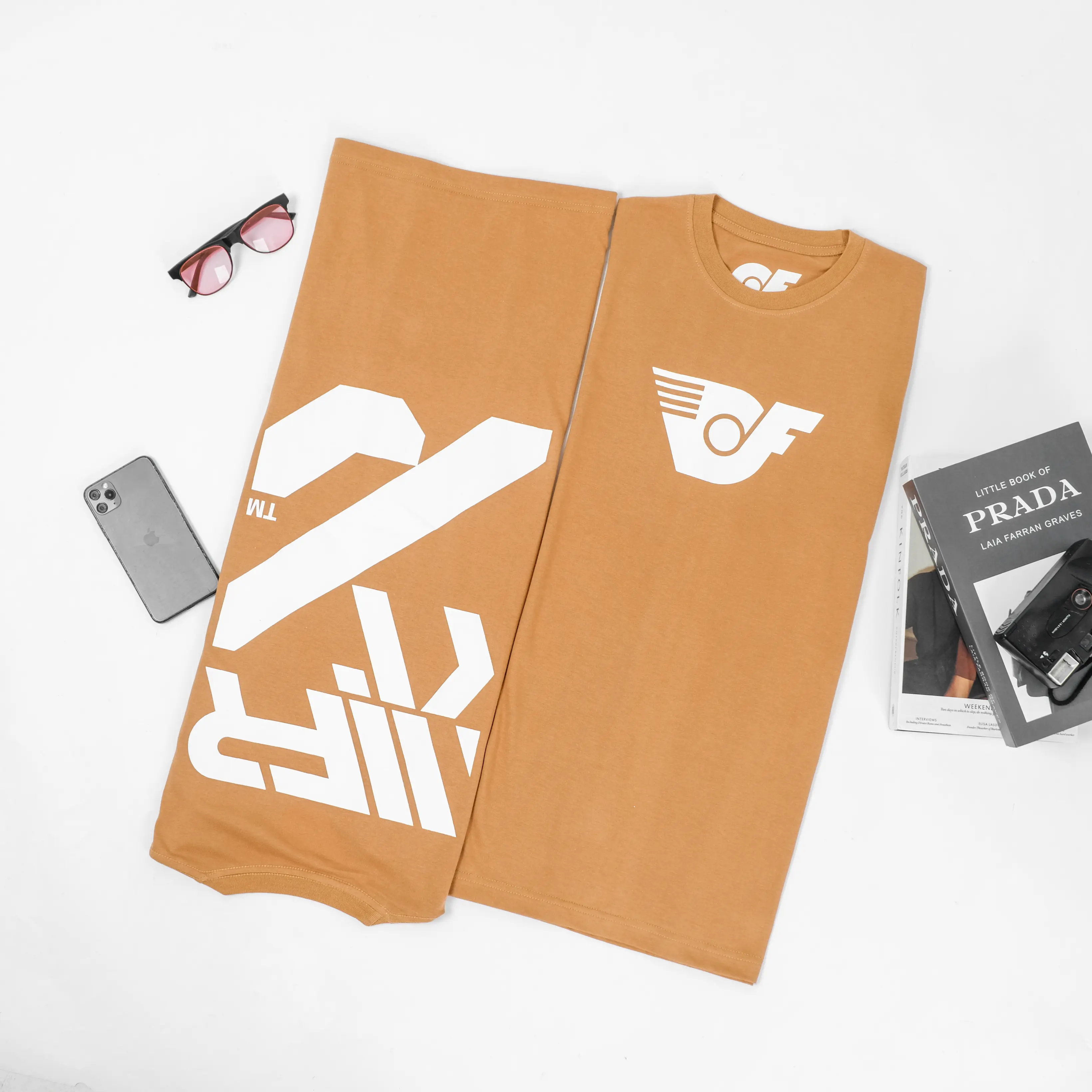 Freakout T-shirt Kaos Unisex Reguler-Big Size Jumbo M L XL 2XL 3XL 4XL Brown Combed Nyaman Distro Pria Baju  Stiker Sablon Pendek Katun Atasan Lembut Cowok Polos Panjang