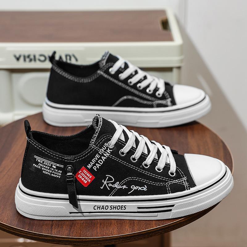 GIÀY NAM LUCKY 1281, Giày Thể Thao Nam Sneakers Casual CHAO SHOES Chất Vải Canvas Kiểu Dáng Basic Dễ Phối Đồ 7