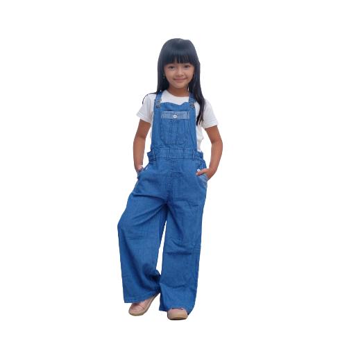 Hanila Baju Kodok Anak Kulot Jeans Umur 5-15tahun