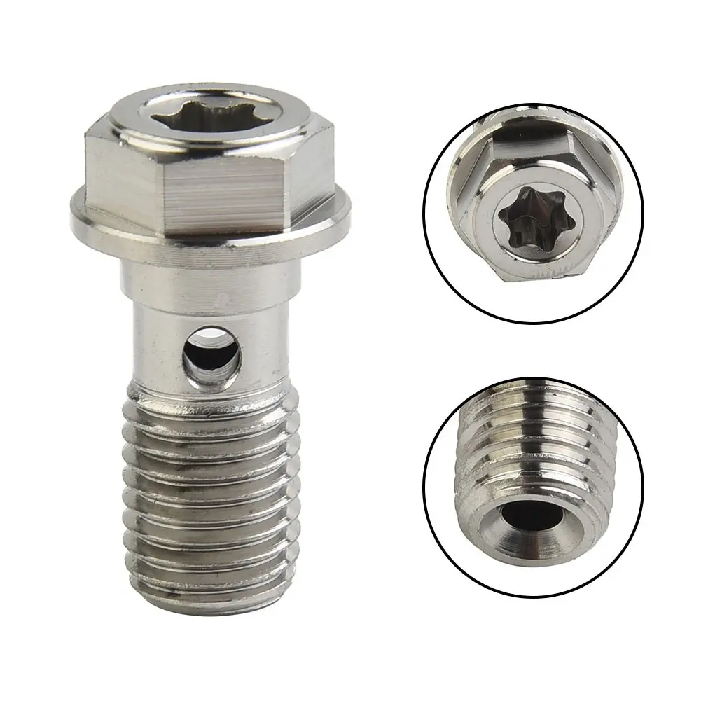 For Honda for Stainless Steel Bolt M10 x 1.25 Pitch27.3mm Thread for Kawasaki