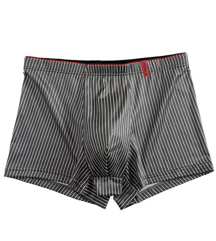 Product Introduction of Bộ Quần Boxer Cotton Nam, Vải Mềm, Phong Cách Hàn Quốc, Quần Lót Nam, Thoải Mái Và Thoáng Khí, Miễn Phí Vận Chuyển, Có Sẵn Trong 3 / 4 Chiếc, Thiết Kế Sọc Người, Đồ Quần Áo Nam 4