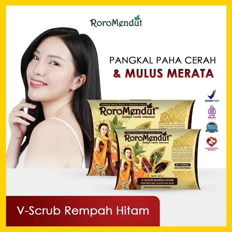 V scrub Roro Mendut, Lulur pemutih selengki 0