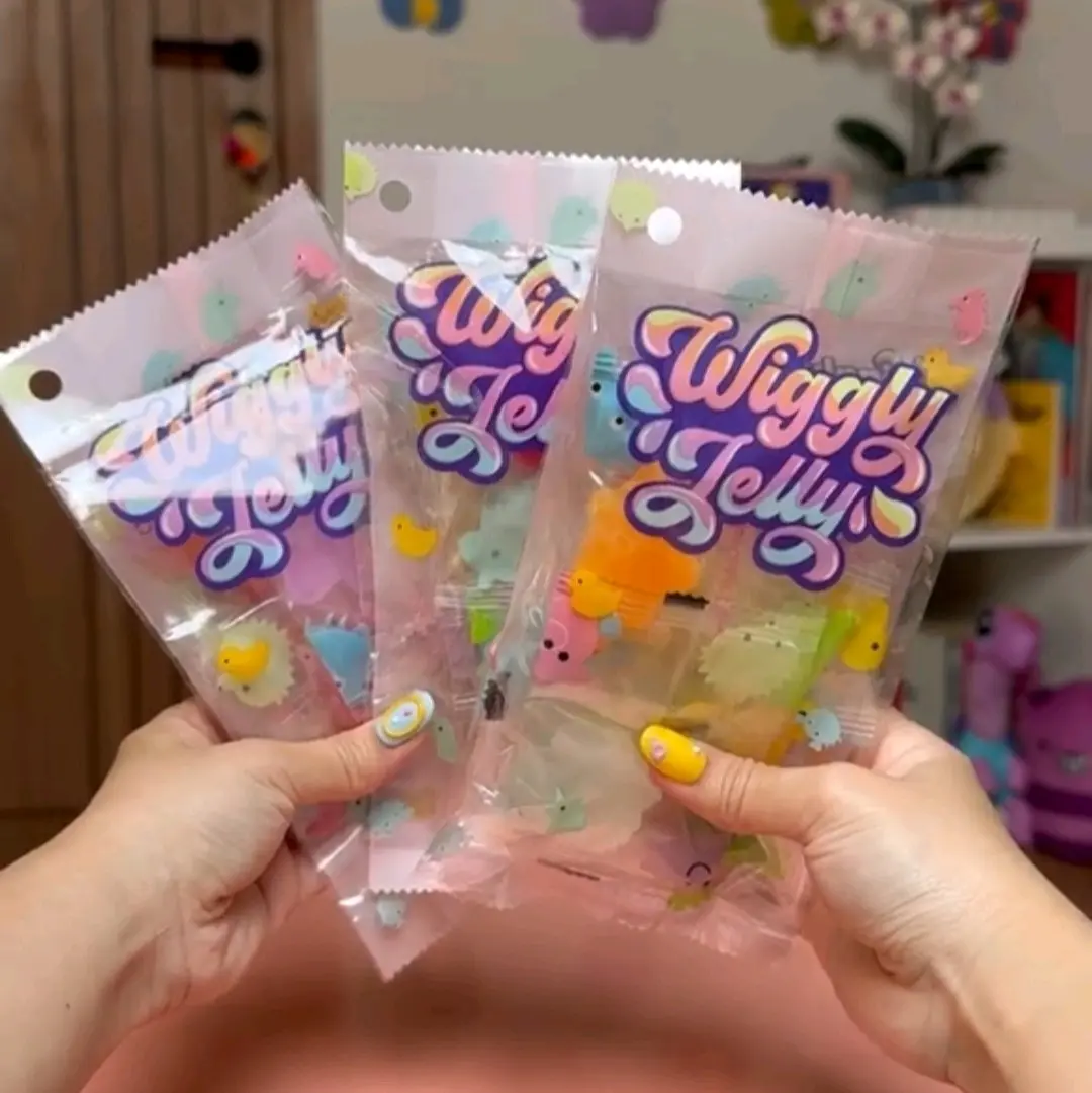 RHINO Wiggly Jelly Mainan Anak Set Hadiah Cowok Cewek Beraneka warna