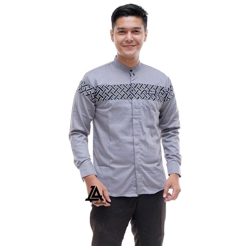 Baju Koko Hadroh Ustad yanluqiy aditiya az zahir mania pekalongan terbaru muhar geratis ongkir Putih Hitam Cokelat Polos 4
