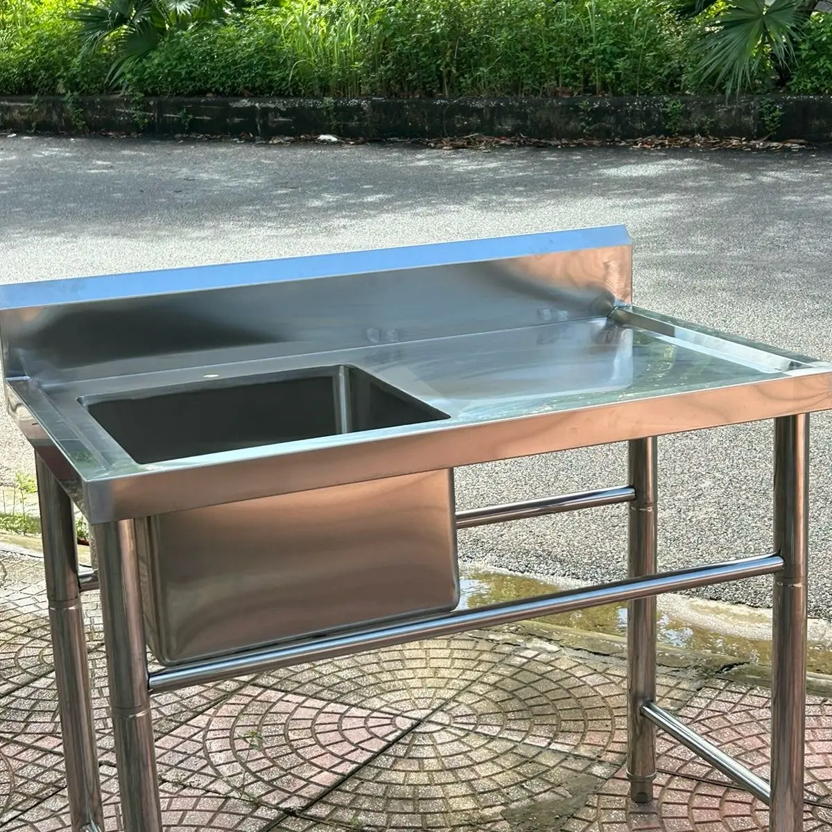 CHẬU RỬA BÁT INOX 1 HỐ LỚN