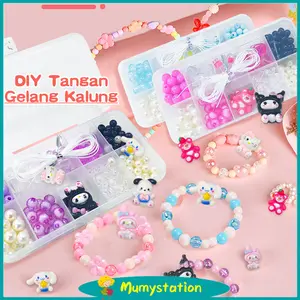 Mumystation DIY Gelang Manik Sanrio Set DIY Gelang Manik Manik Box Model Sanrio anak Mumystation DIY Gelang Manik Sanrio Set DIY Gelang Manik Manik Box Model Sanrio anak