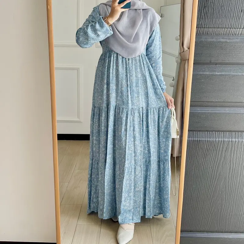 Gamis Rayon / Homey Dress Rayon Busui Ada Size S M L XL 2