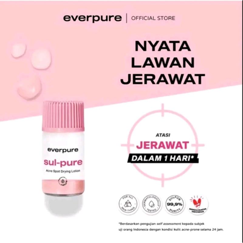 EVERPURE OBAT TOTOL JERAWAT SUL PURE ACNE SPOT DRYING LOTION ACNE EVERPURE Wajah 4