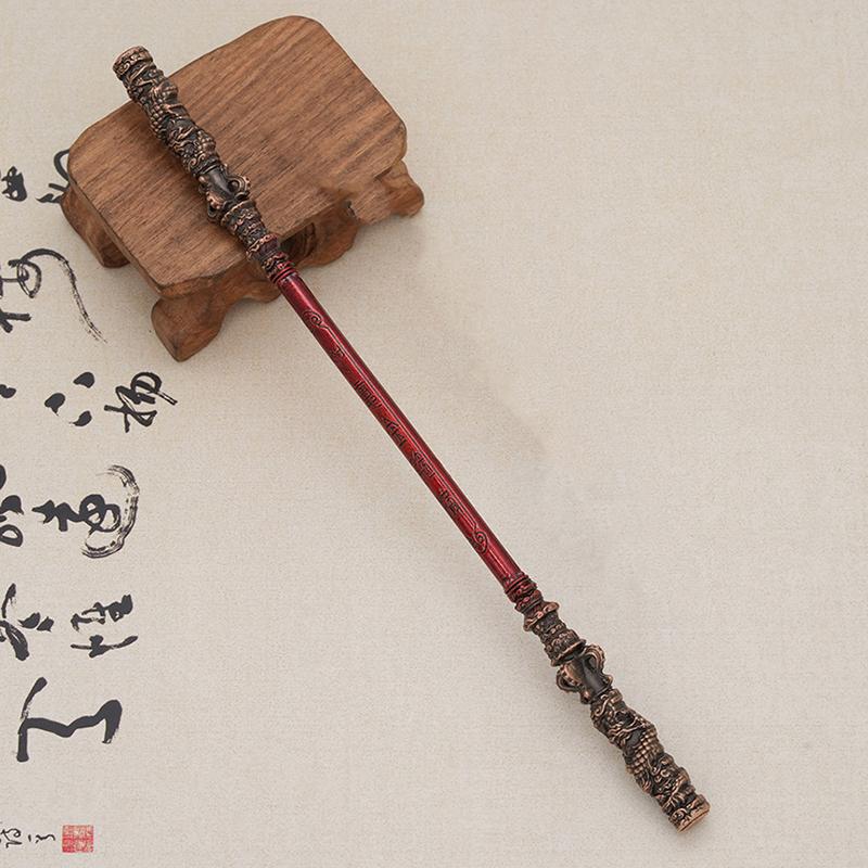 Product Introduction of 22cm Black Myth WuKong Game Ruyi Golden Cudgel Metal Handicrafts Sun Wukong Monkey King  Game Peripherals Children's Toys 26