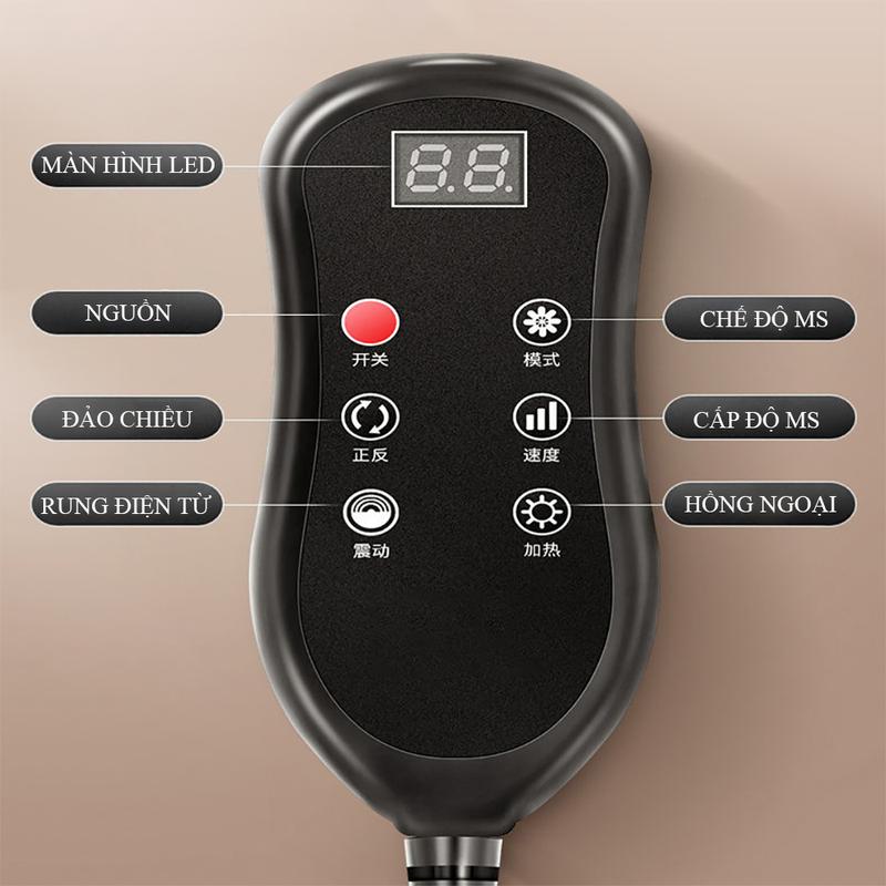 Product Introduction of Ghế massage toàn thân xoa bóp toàn bộ cơ thể, đệm massage thiết kế công thái học vừa vặn đường cong của cơ thể và công nghệ massage hiện đại. Bảo hành 24 tháng trên toàn quốc. 12