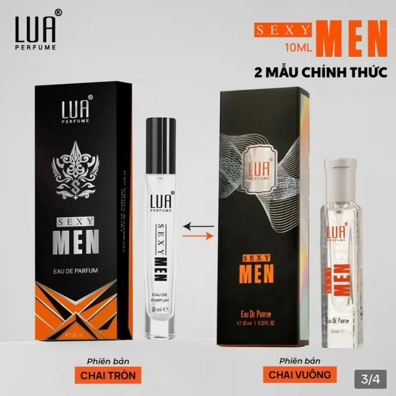 Combo 2 Chai Nước Hoa Nam : Acqua & Sexy 10ml 3