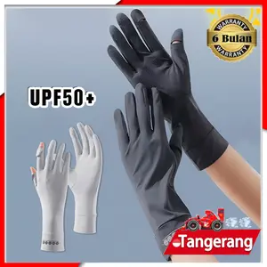 28cm Sarung Tangan Gloves / Sarung Tangan Anti UV Protection Wanita UPF50+ / Sarung Tangan Tanpa Jari
