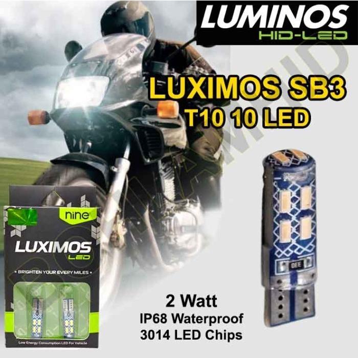 Gambar Lampu LED Senja Motor ADDRESS LUXIMOS T10 Luximos SB3 dari bohlamhid Kota Tangerang Tokopedia