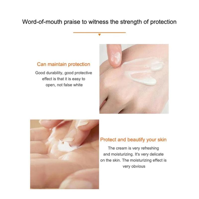 Product Introduction of Summer SPF50 Sunscreen Cream Lasting Sun Protection Refreshing Moisturizing Sunblock Cream 30