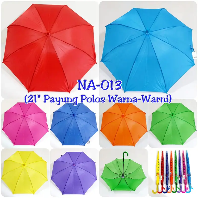 Payung Anak Polos/Payung Gantung Dekorasi/Payung Anak Sablon Pvc Kuning 0