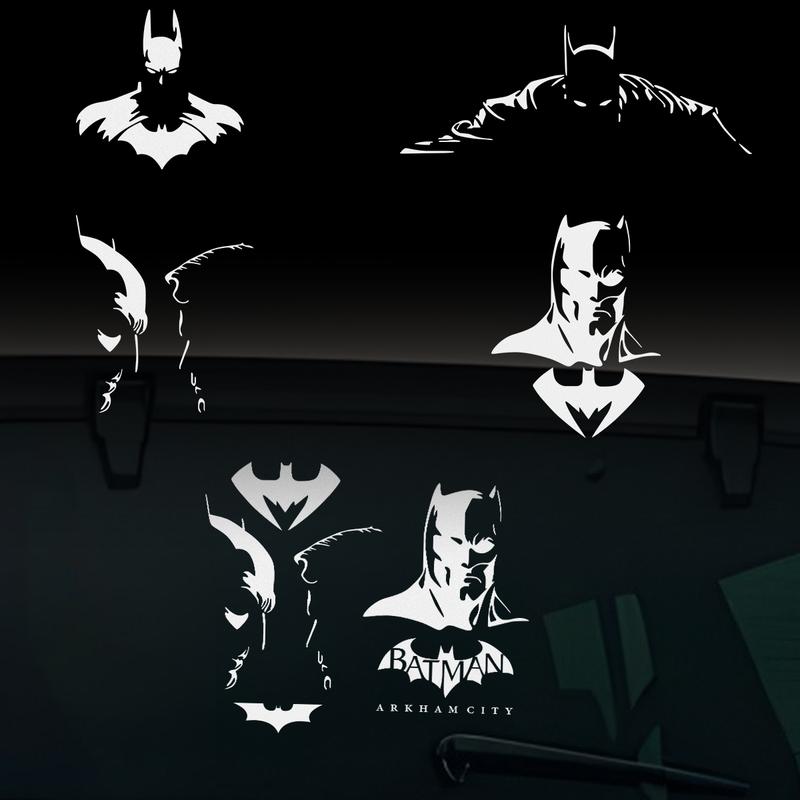 Reflective Batman Stickers Motorcycle Decoration Stickers Ca - TikTok ...