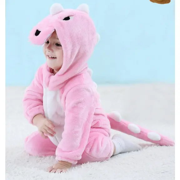 TERBARU Baju Kostum Dinosaur Anak Bayi Dino Onesie Karakter Animal hewan 3