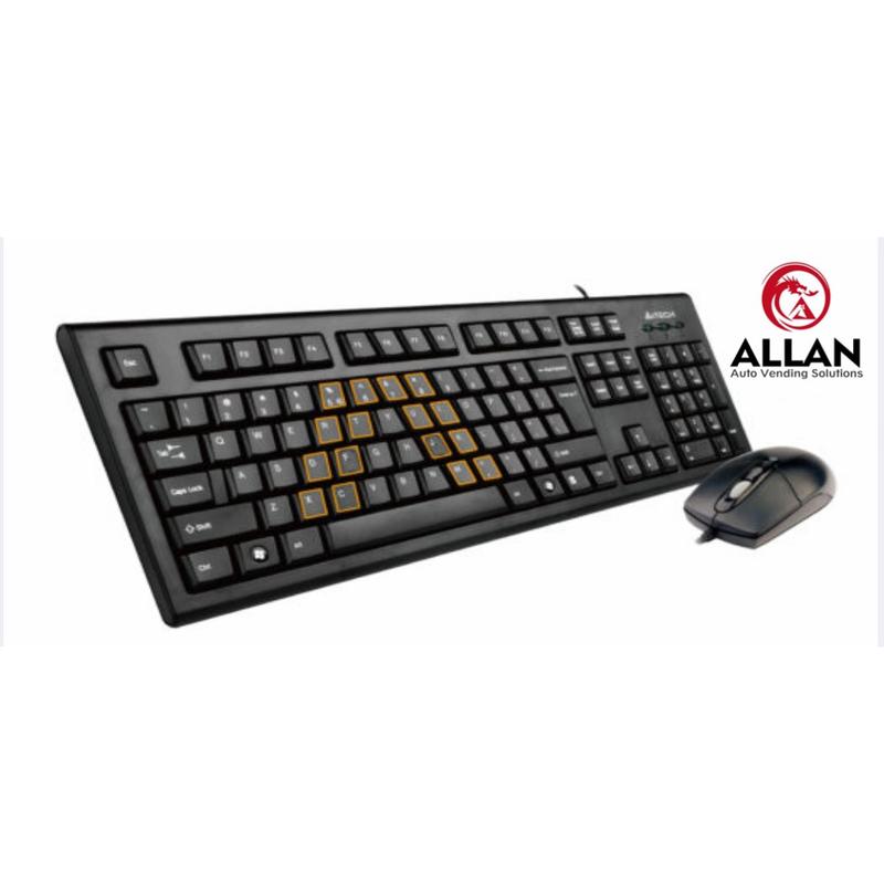 A4TECH MOUSE + KEYBOARD COMBO USB (KRS-8372) - TikTok Shop Philippines