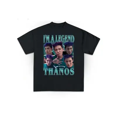 イカゲーム T.O.P THANOS T-shirt Mサイズ 白/黒 Thanos T Shirt Squid Game | TikTok