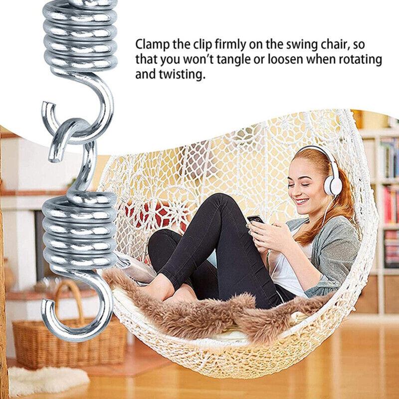 Product Introduction of Ghế trứng Treo Cầm Tay Móc lò xo Xích Đu Trong Vườn Võng Tập Gym Đa Chức Năng, Lò Xo Mạnh Mẽ Tiện Lợi, Được Sử Dụng Rộng Rãi 18