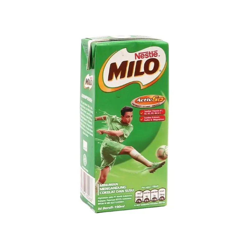 SUSU MILO KOTAK ACTIVE GO UHT KEMASAN 3 PCS X 180 ML 0