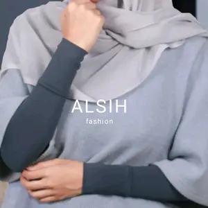 manset tangan polos sambung Malaysia Handsock Muslim