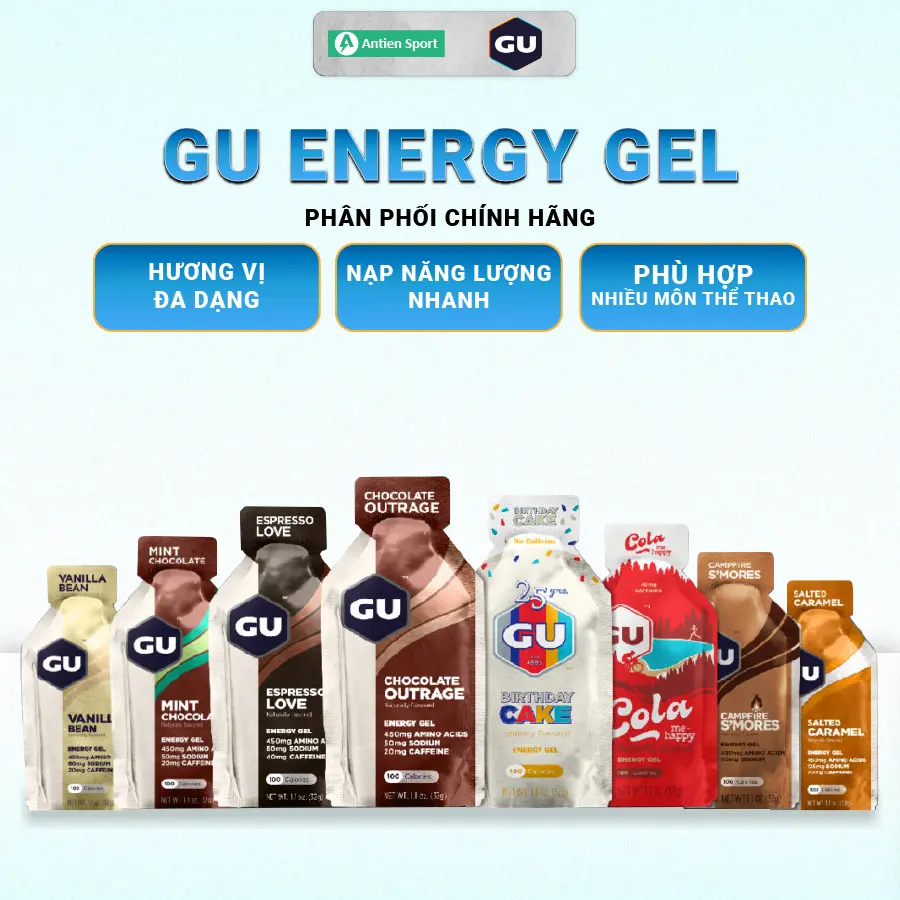 Gel năng lượng Gu Energy Gel (1 gói) - Hàng chính hãng