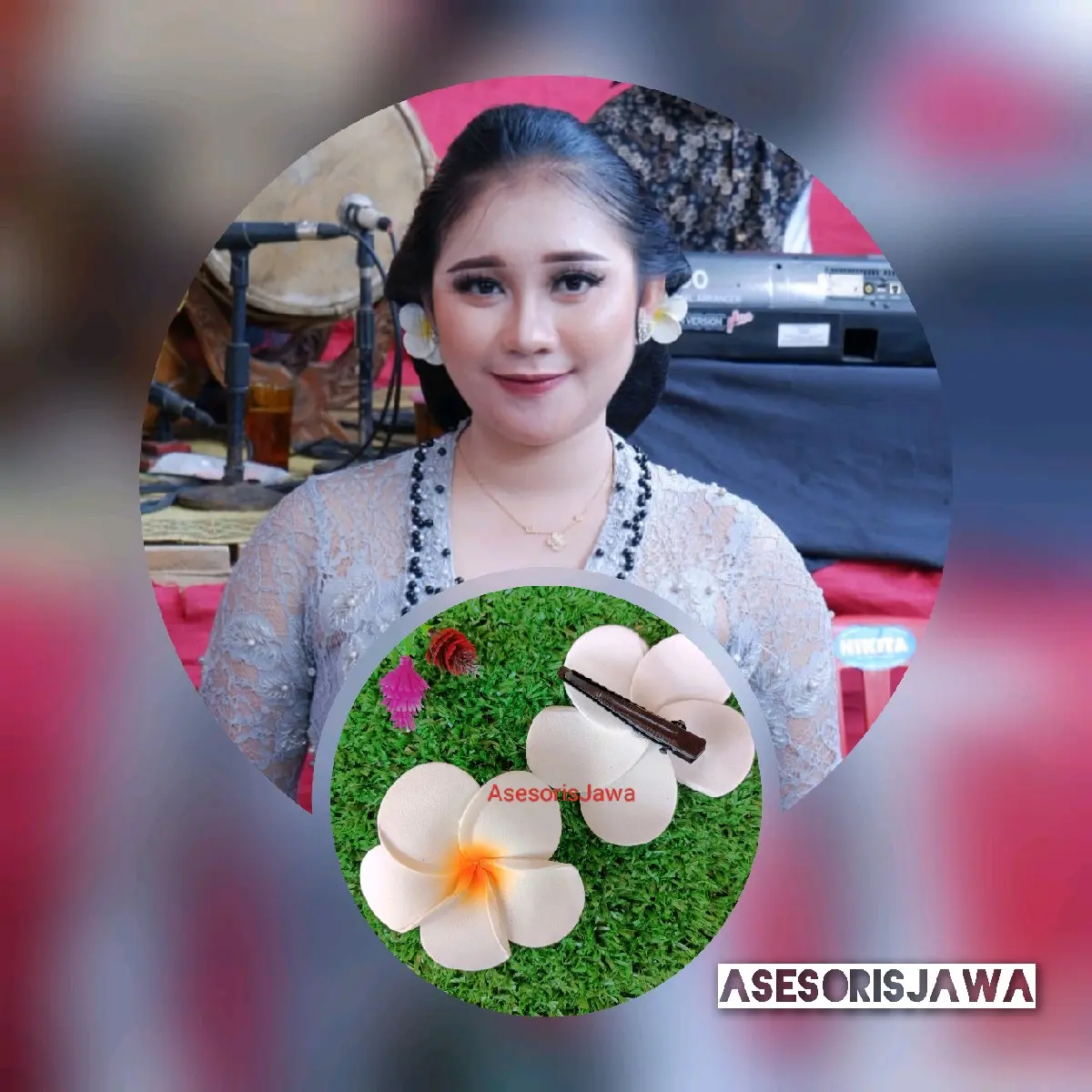Jepit Kamboja d7cm (2pcs)