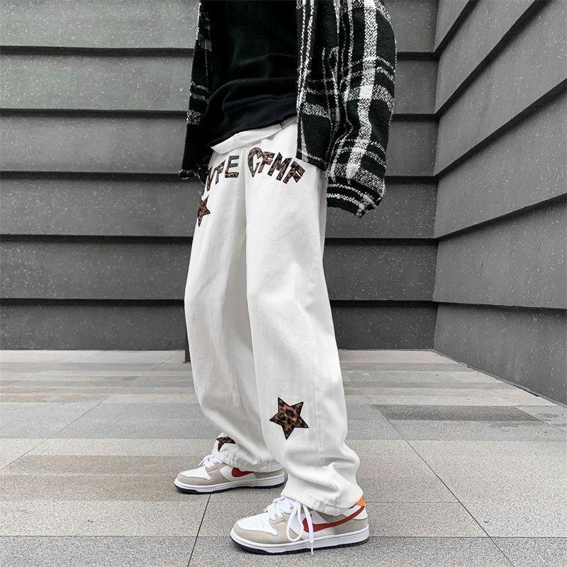 Product Introduction of Quần Dài Nam Maillard Thể Thao, Thương Hiệu Thời Trang Đường Phố Cao Cấp Mỹ, In Chữ, Phong Cách Hip Hop, Ống Rộng, Dáng Suông, Ống Đứng, Bộ Sưu Tập Xuân / Hè 2024 Menswear Lưng Cao Pants 8